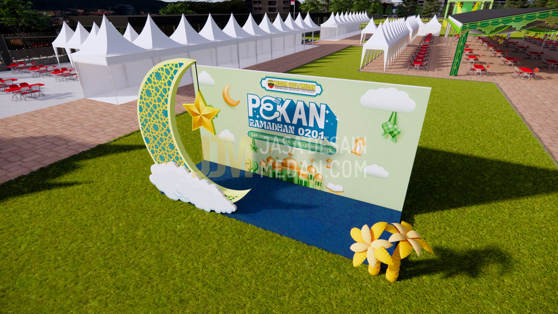 Bazzar Pekan Ramadhan 2025 Kodim 0201 Medan