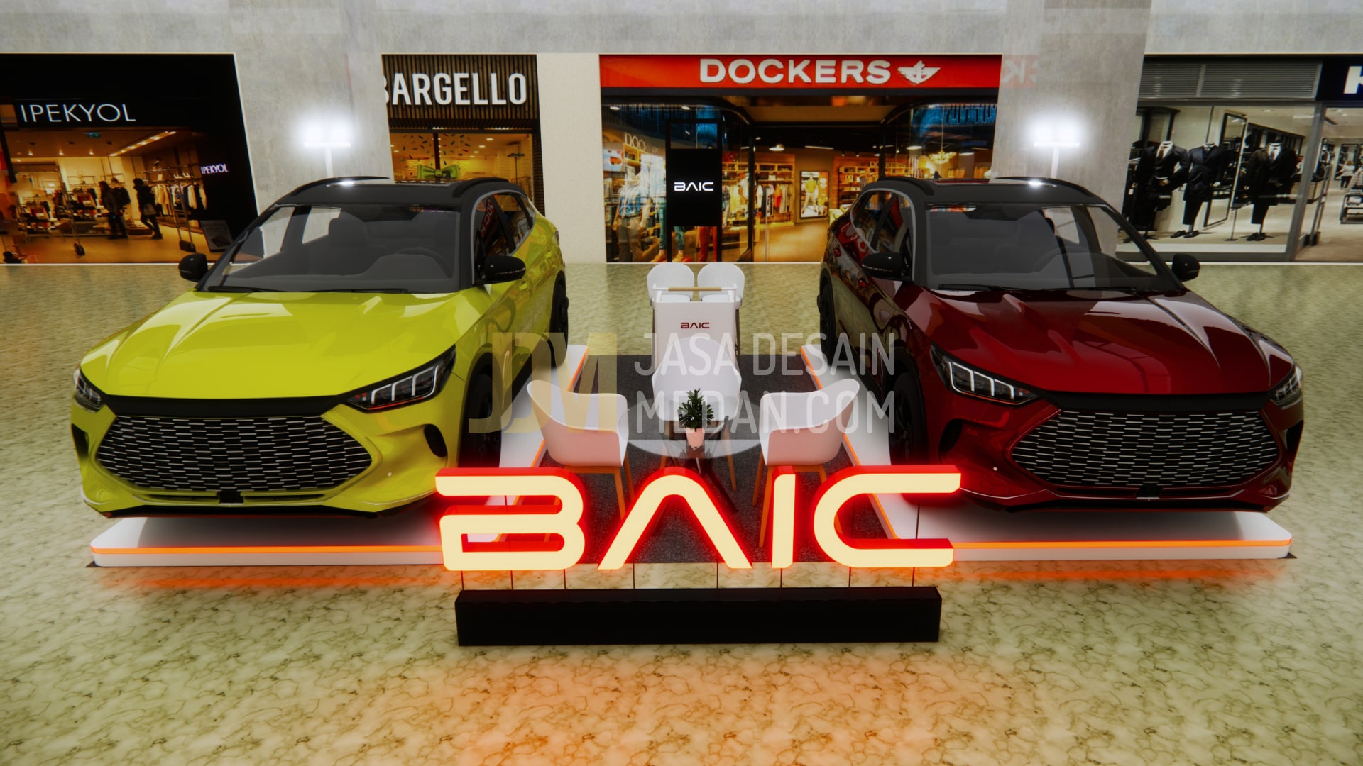 3D Design Launching Exhibition BAIC Indonesia