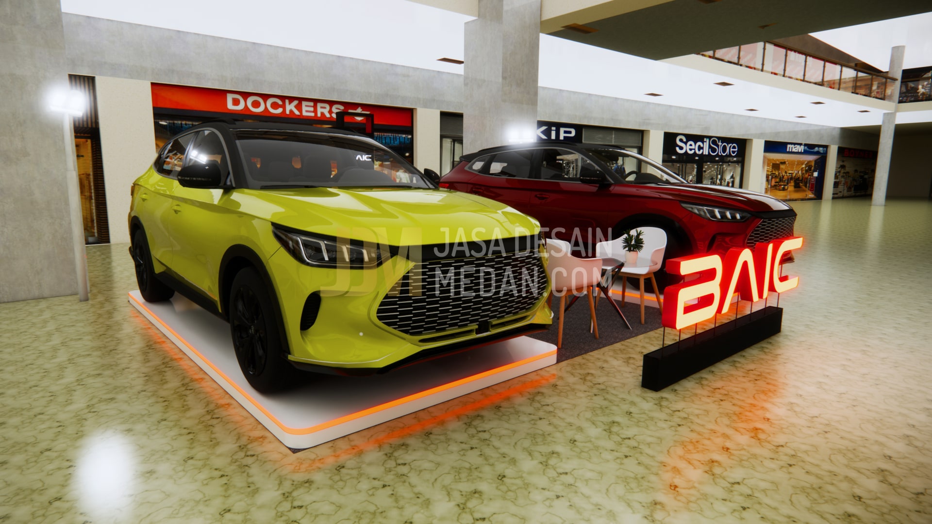 3D Design Launching Exhibition BAIC Indonesia