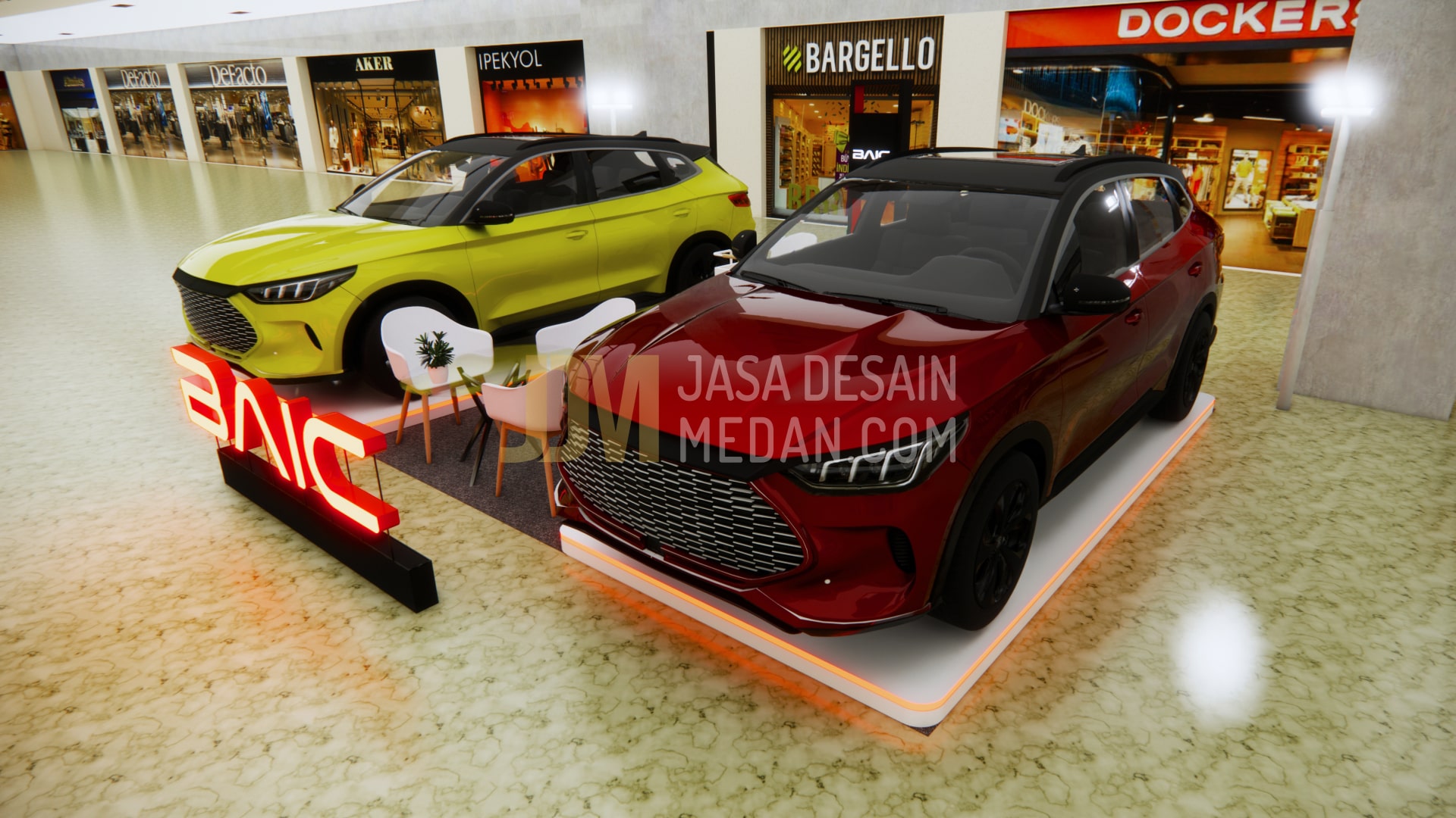 3D Design Launching Exhibition BAIC Indonesia